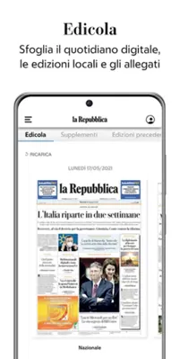 la Repubblica+ android App screenshot 4